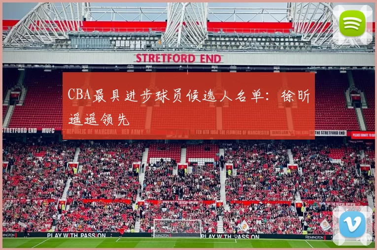 CBA最具进步球员候选人名单：徐昕遥遥领先