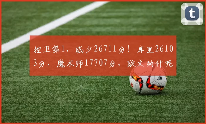 控卫第1，威少26711分！库里26103分，魔术师17707分，欧文纳什呢